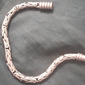 Vintage sterling silver solid bracelet